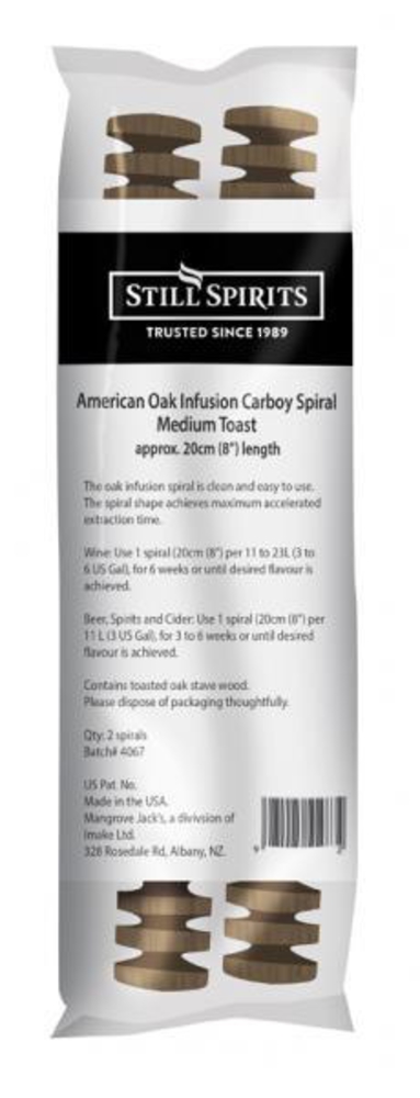 American Oak Spirals Medium Toast image 0